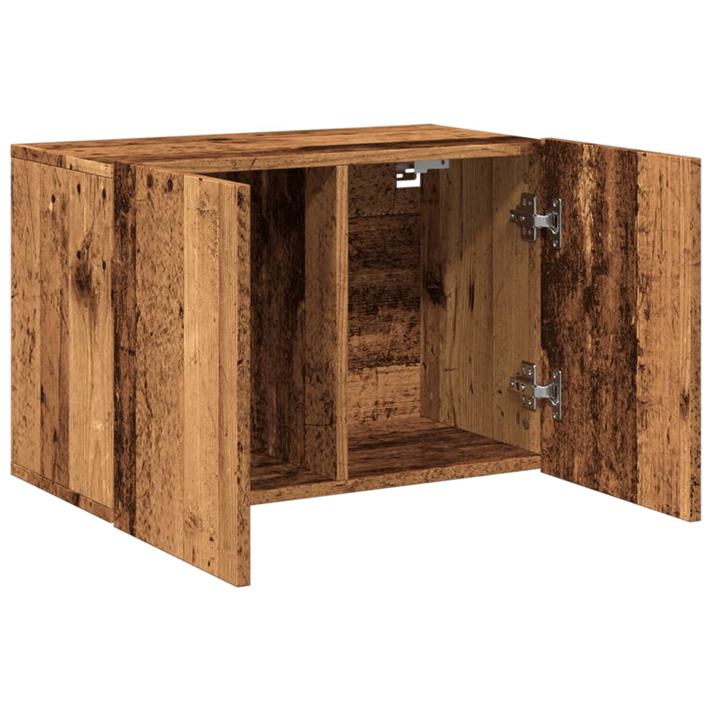 Tv-Meubel Wandgemonteerd 60X30X41 Cm Oud Houtkleurig