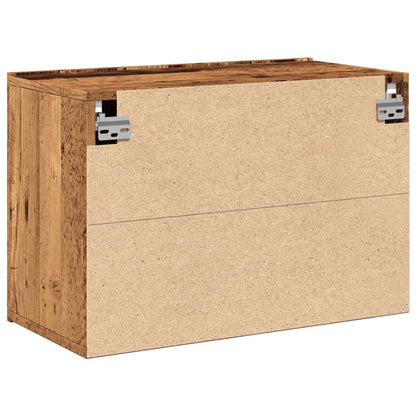 Tv-Meubel Wandgemonteerd 60X30X41 Cm Oud Houtkleurig