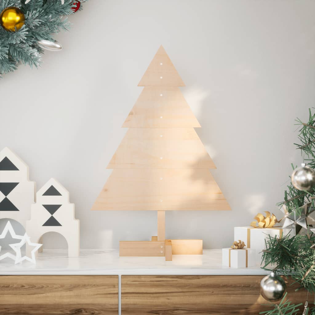 Kerstdecoratie Kerstboom Massief Hout