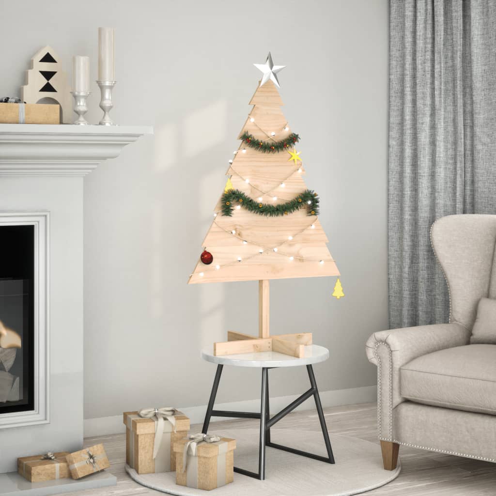 Kerstdecoratie Kerstboom Massief Hout