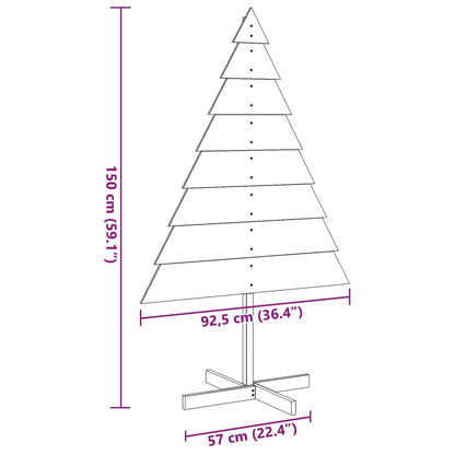 Kerstdecoratie Kerstboom Massief Hout