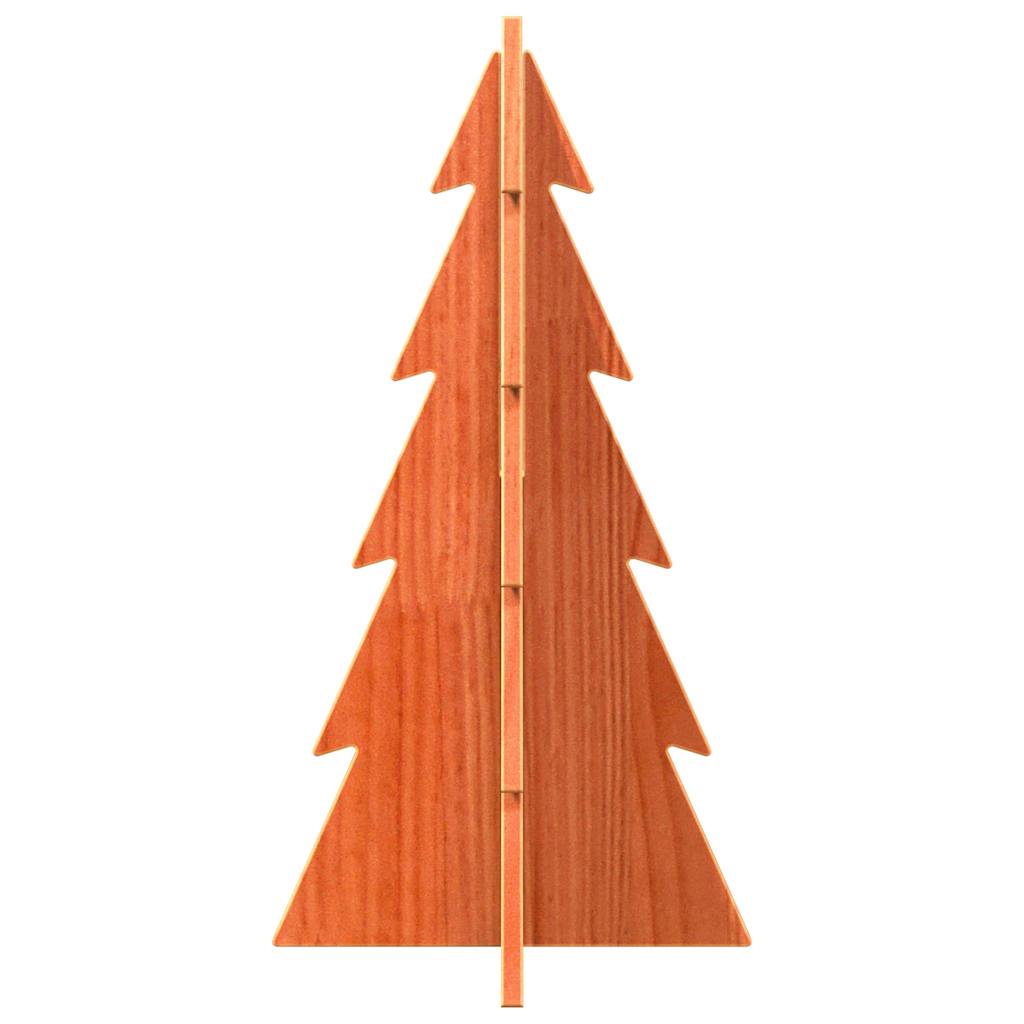 Kerstdecoratie Kerstboom 59,5 Cm Massief Grenenhout