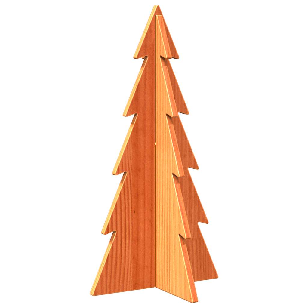 Kerstdecoratie Kerstboom 59,5 Cm Massief Grenenhout