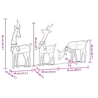 Kerstdecoratie Rendier 90 Led's