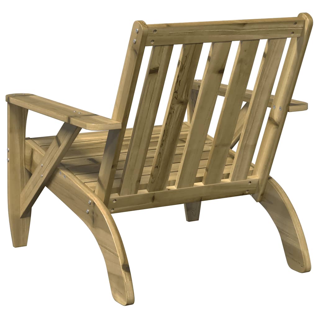 Tuinstoel Adirondack 75X77X77 Cm Geïmpregneerd Hout