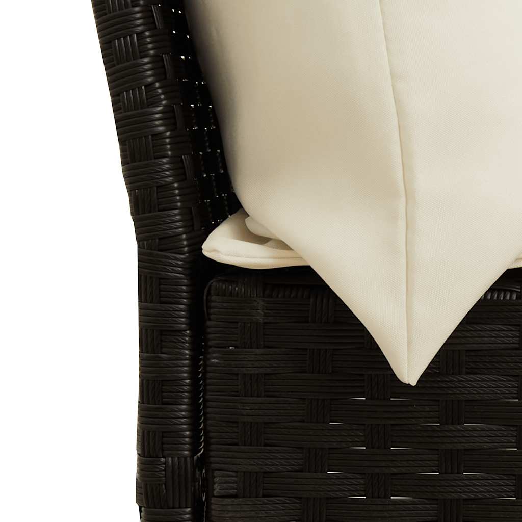 Tuinbank Met Kussens Poly Rattan