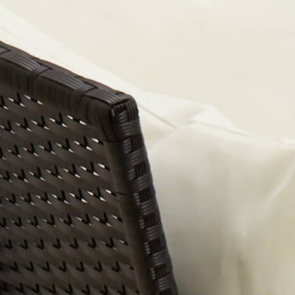 Tuinbank Met Kussens Poly Rattan