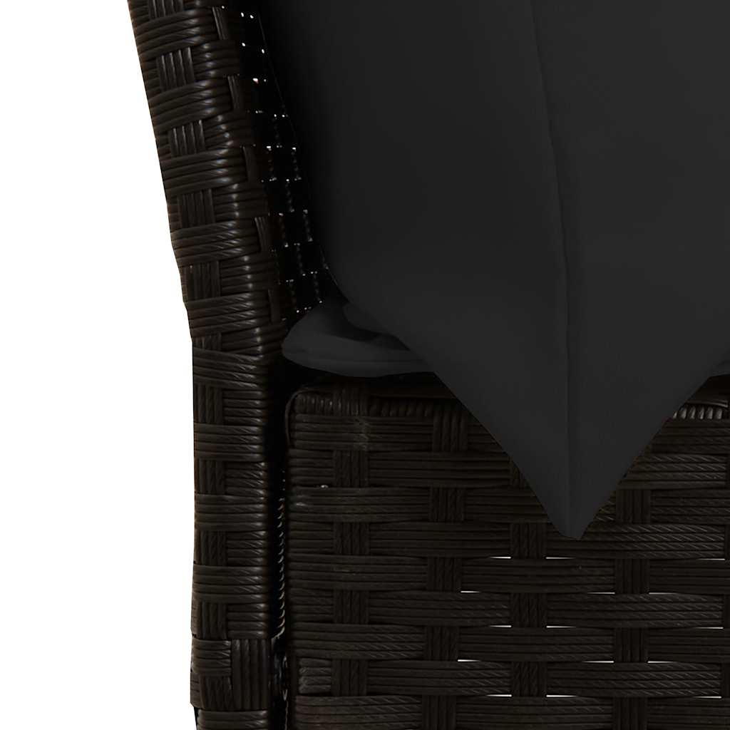 Tuinbank Met Kussens Poly Rattan