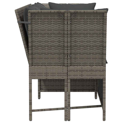 Tuinbank Met Kussens Poly Rattan