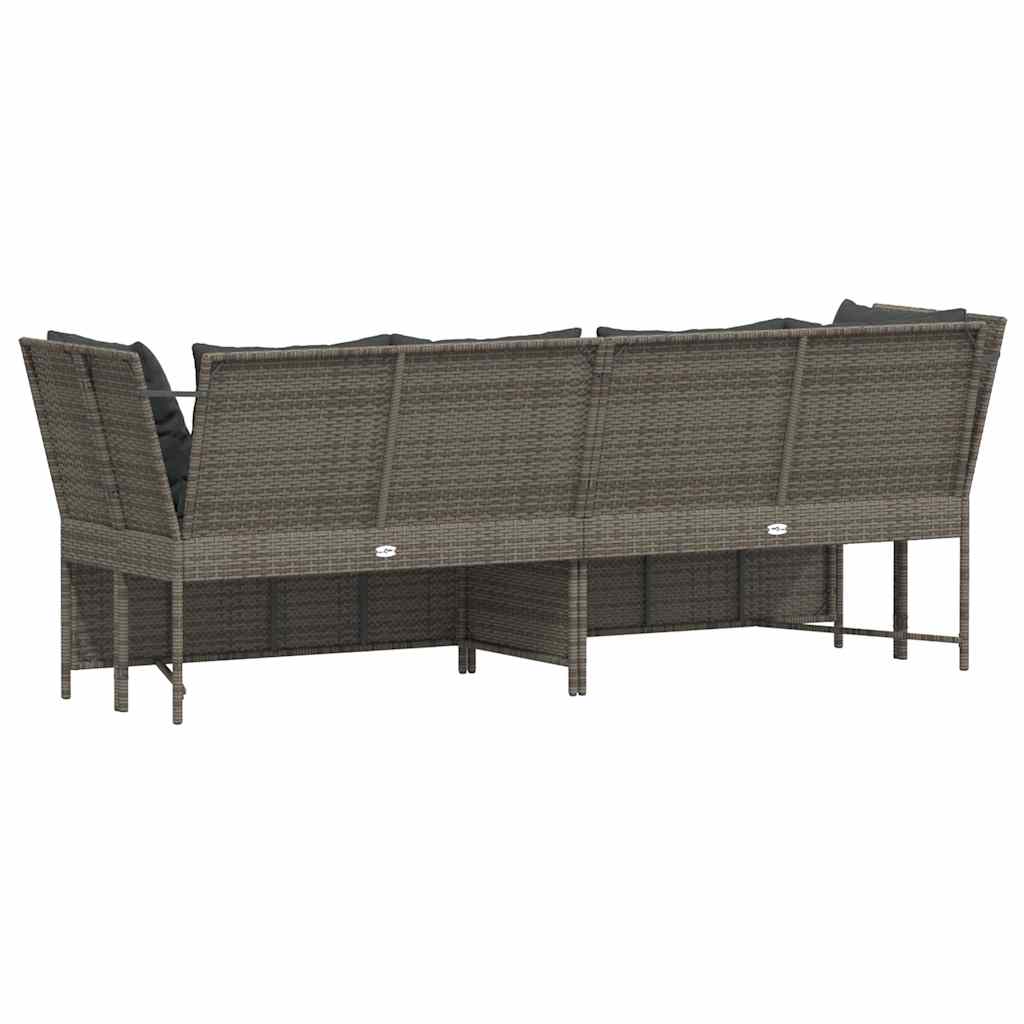 Tuinbank Met Kussens Poly Rattan