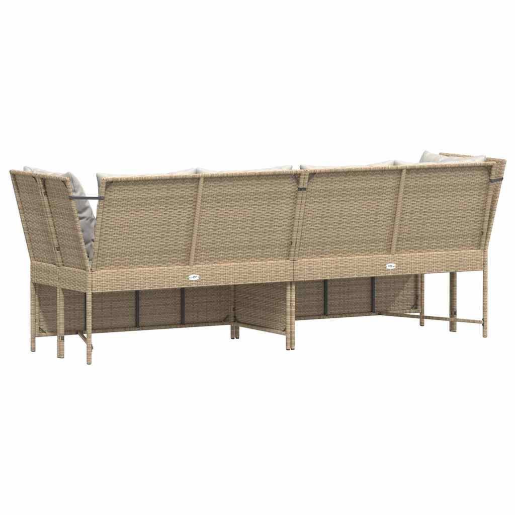 Tuinbank Met Kussens Poly Rattan
