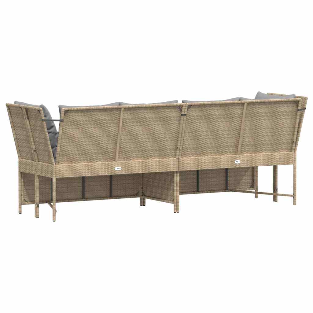 Tuinbank Met Kussens Poly Rattan