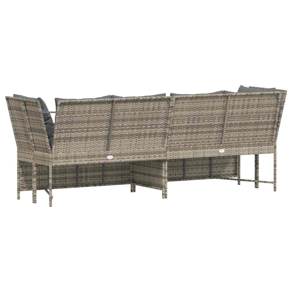 Tuinbank Met Kussens Poly Rattan
