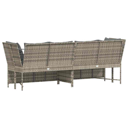 Tuinbank Met Kussens Poly Rattan