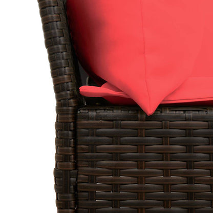 Tuinbank Met Kussens Poly Rattan