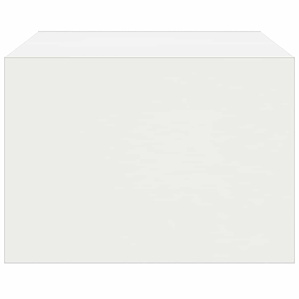 Tv-Meubel Met Led-Verlichting 75X35,5X25 Cm Wit Beige