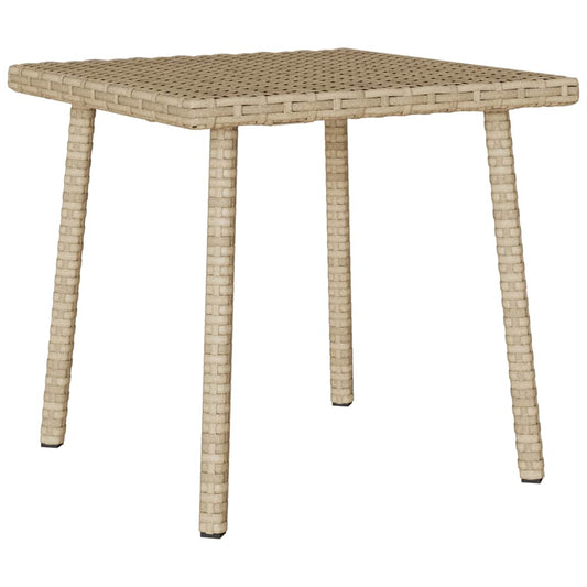 Tuin Salontafel Rechthoekig Poly Rattan