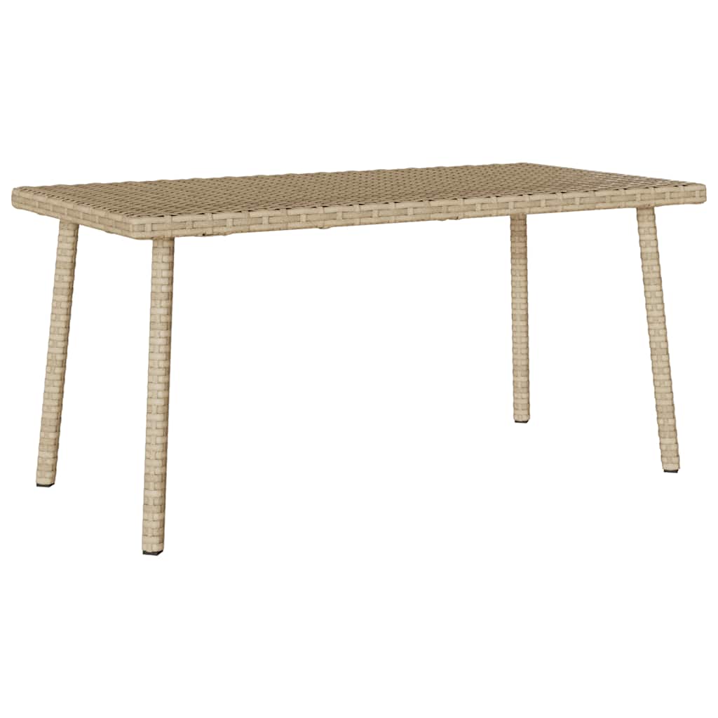 Tuin Salontafel Rechthoekig Poly Rattan