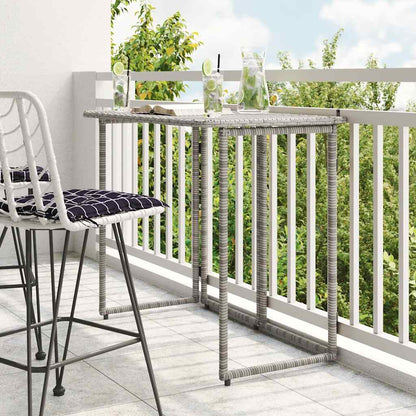 Tuintafel Inklapbaar 90X51X75 Cm Poly Rattan