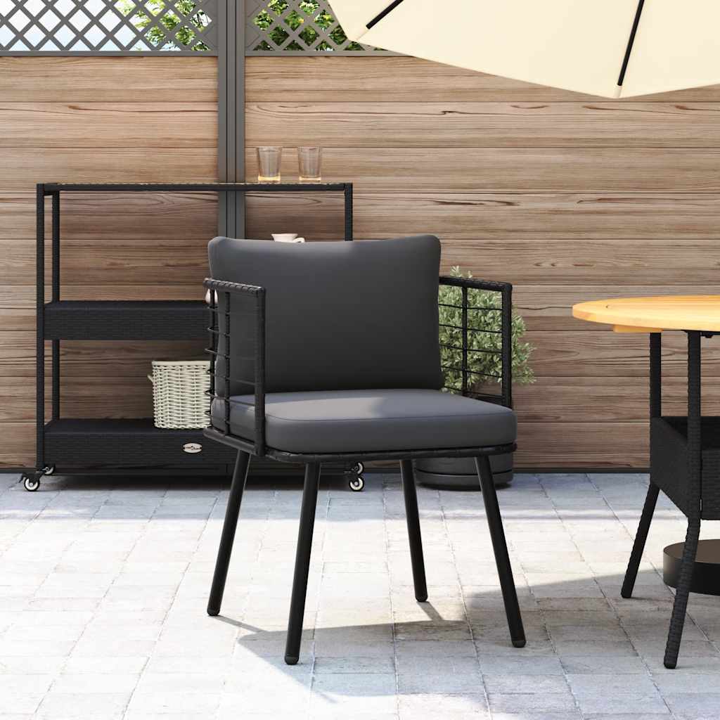 Tuinstoel Met Kussens Poly Rattan