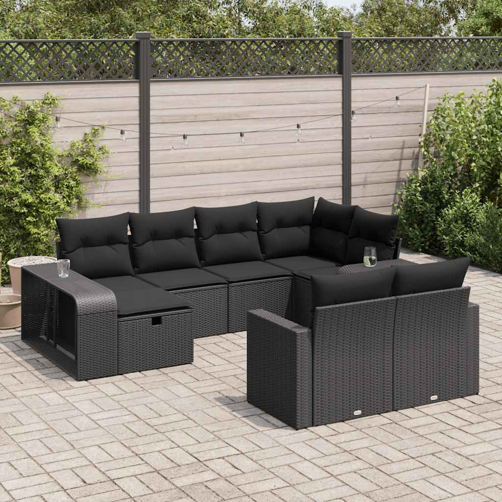 Tuinset Met Kussens Poly Rattan