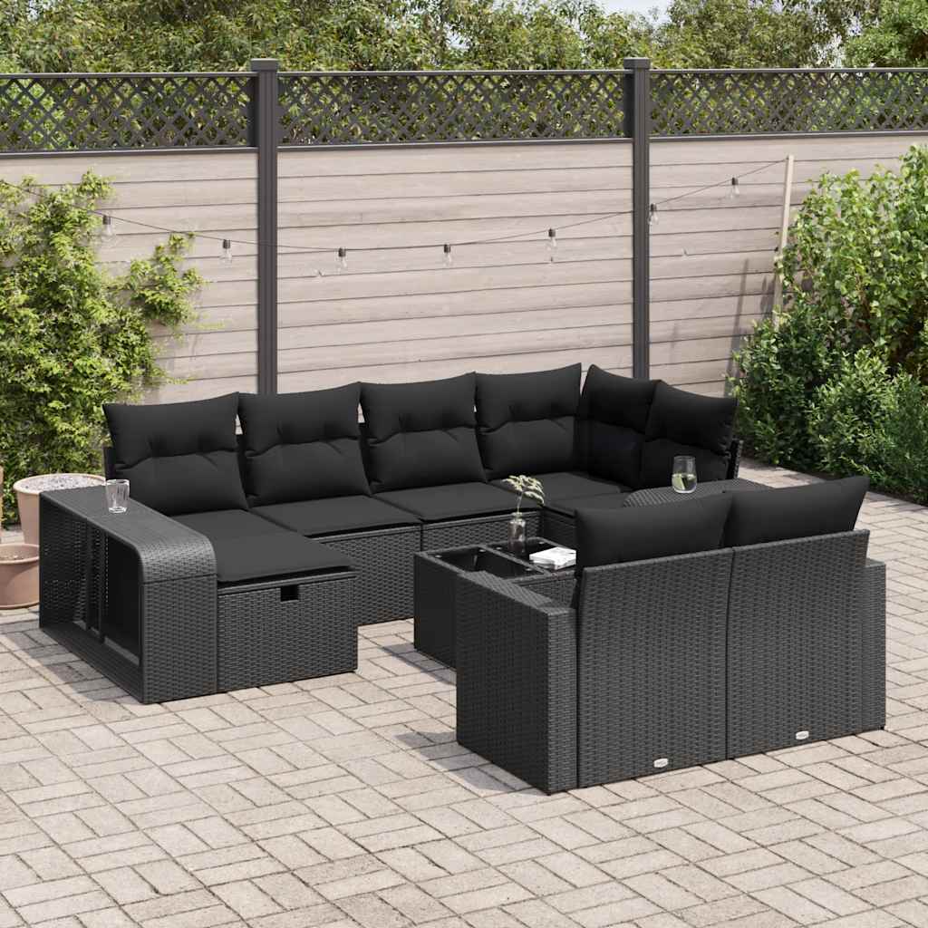Tuinset Met Kussens Poly Rattan