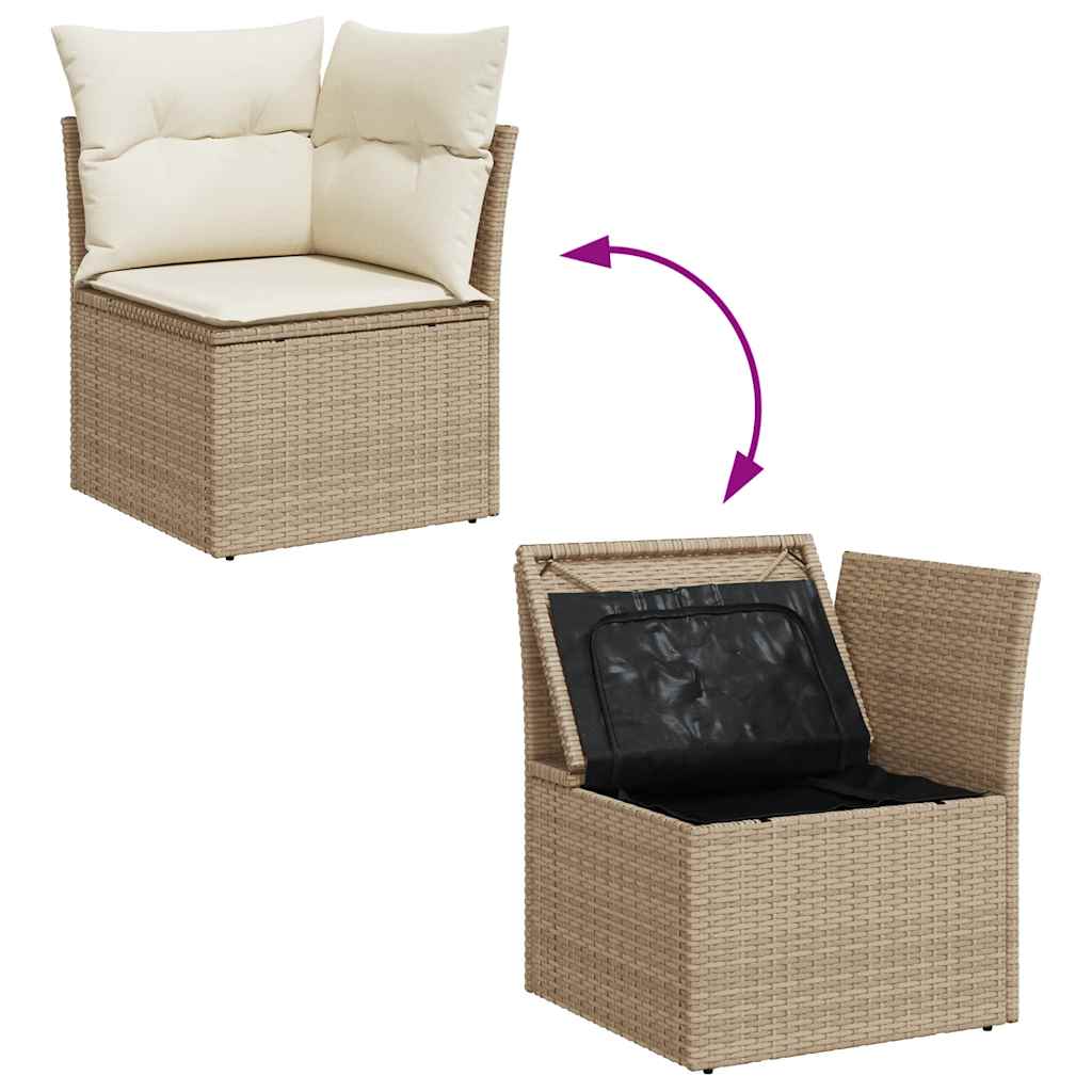 Tuinset Met Kussens Poly Rattan