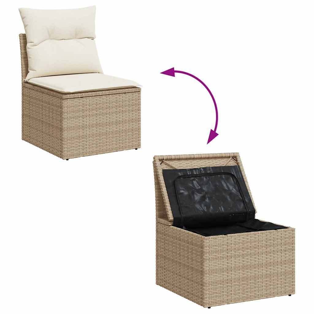 Tuinset Met Kussens Poly Rattan