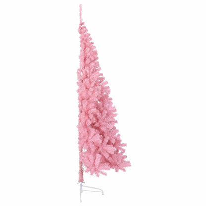 Kunstmatig Voorverlicht Kerstboom Met 300 Led Pvc Roze