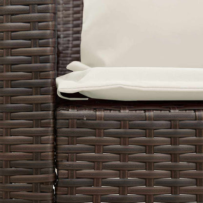 Tuinbank Met Kussens Poly Rattan