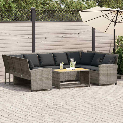 Tuinbank Met Kussens Poly Rattan