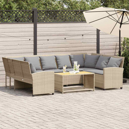 Tuinbank Met Kussens Poly Rattan