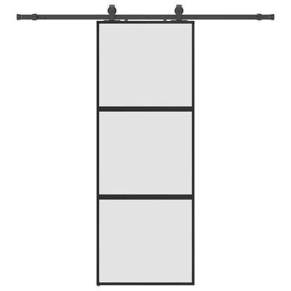 Schuifdeur Met Beslagset 76X205 Cm Gehard Glas