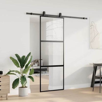Schuifdeur Met Beslagset 76X205 Cm Gehard Glas