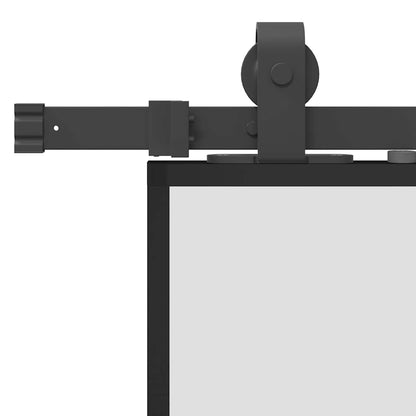 Schuifdeur Met Beslagset 76X205 Cm Gehard Glas