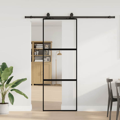 Schuifdeur Met Beslagset 76X205 Cm Gehard Glas