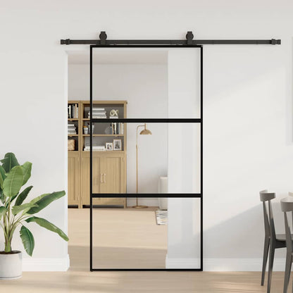 Schuifdeur Met Beslagset 76X205 Cm Gehard Glas
