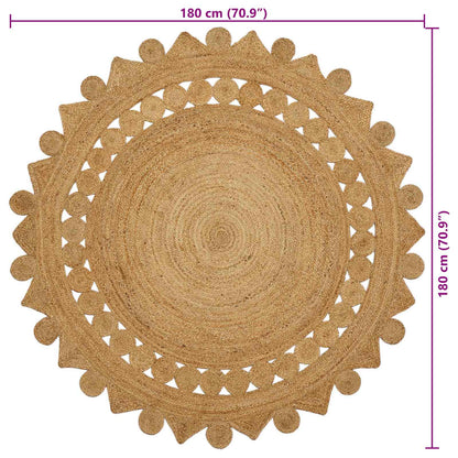 Tapijt Bruin Ø Jute