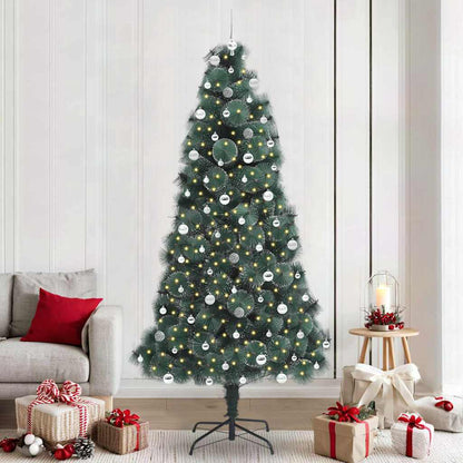 Artificial Pre-Lit Kerstboom Met Bal Set Groen 150 Cm Pet
