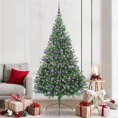 Kunstmatig Voorverlicht Kerstboom Met 300 Led Pvc Groen