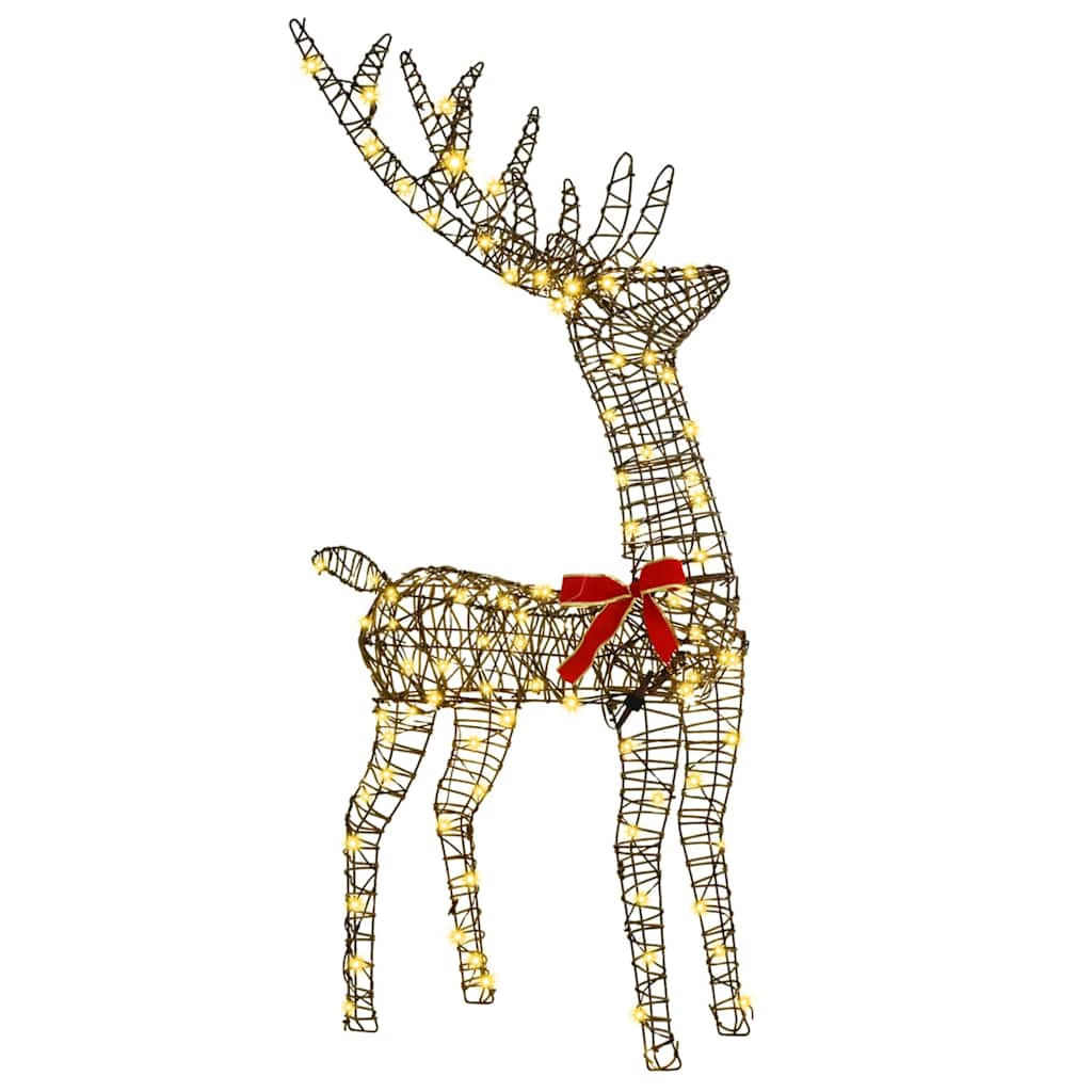 Rendier Familie 3 Pcs Warmwit 67 X 26 X 127 Cm