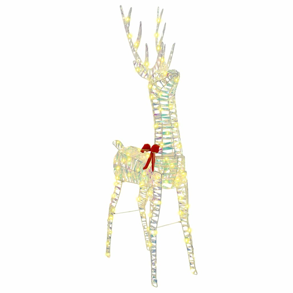 3D Rendier Met 250 Led Warmwit 180 Cm