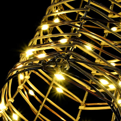 Rendier Trek Slede Met 140 Led Warmwit 60 Cm