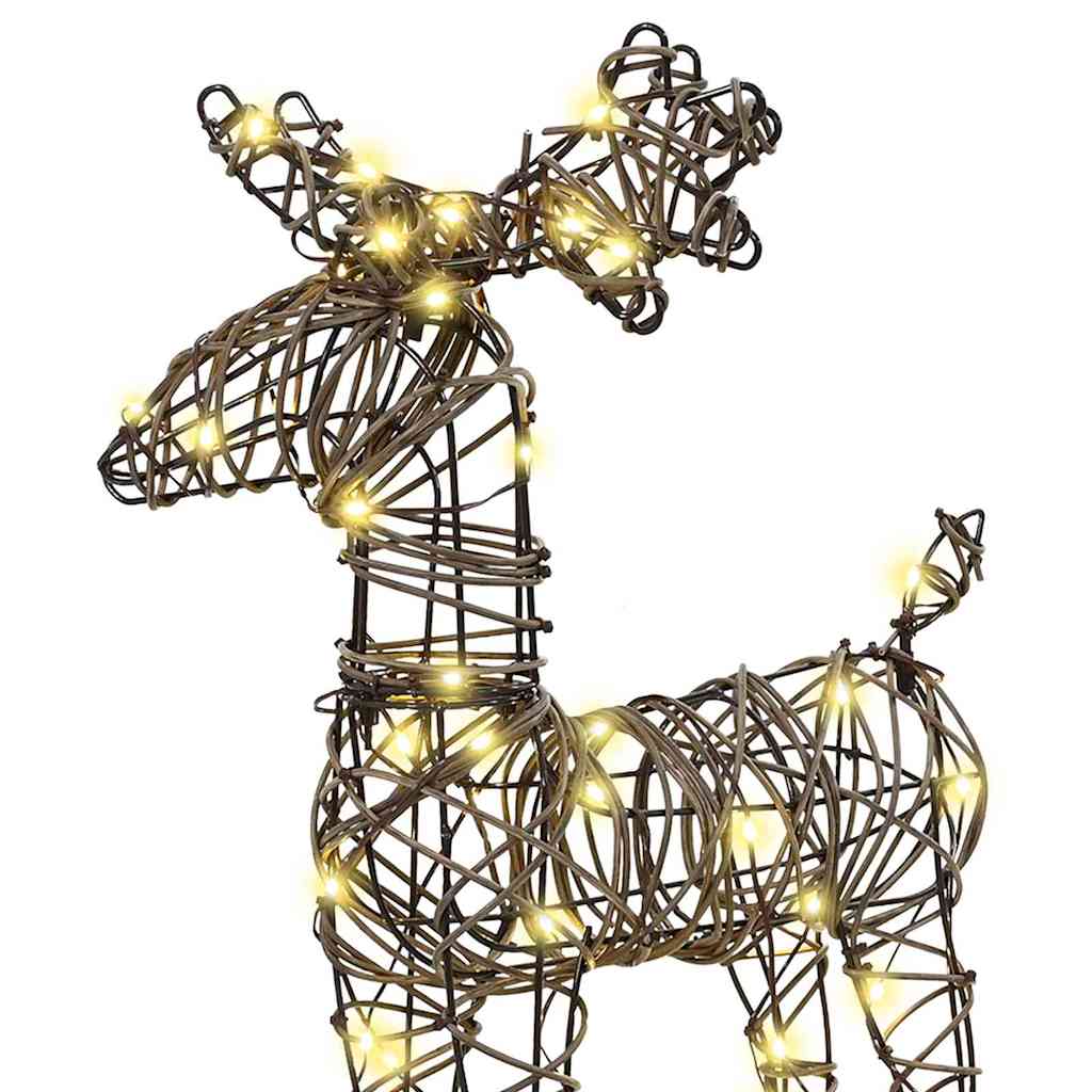 Rendier Trek Slede Warmwit 52.5 X 28 X 32.5 Cm