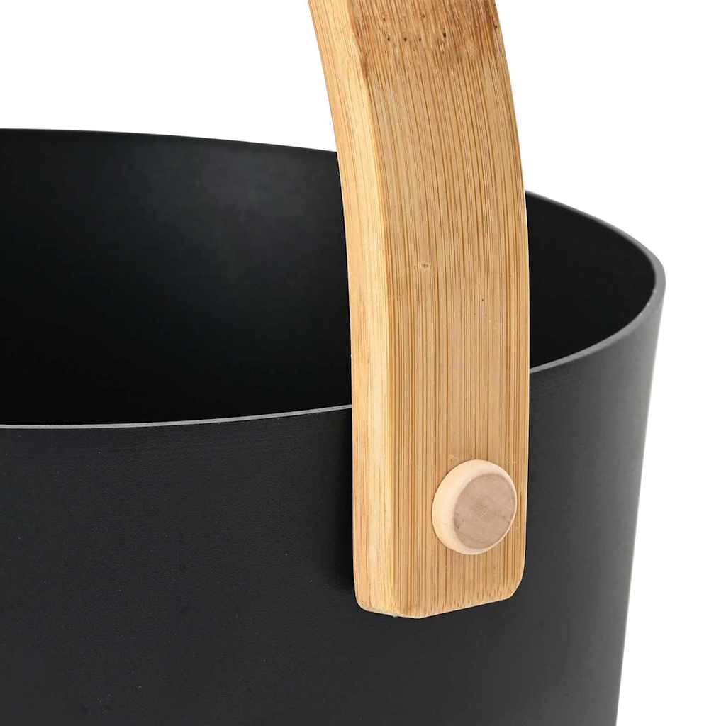 Sauna Accessoire Set 2 Pcs Zwart