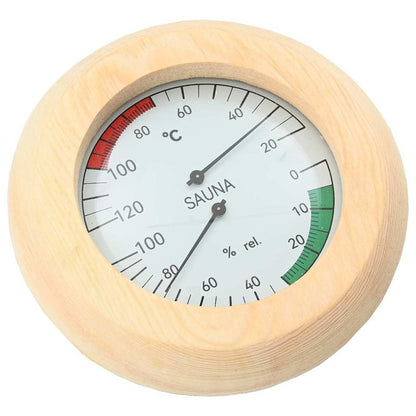 Sauna Accessoire Set 4 Pcs Bruin Massief Vurenhout En Hennep