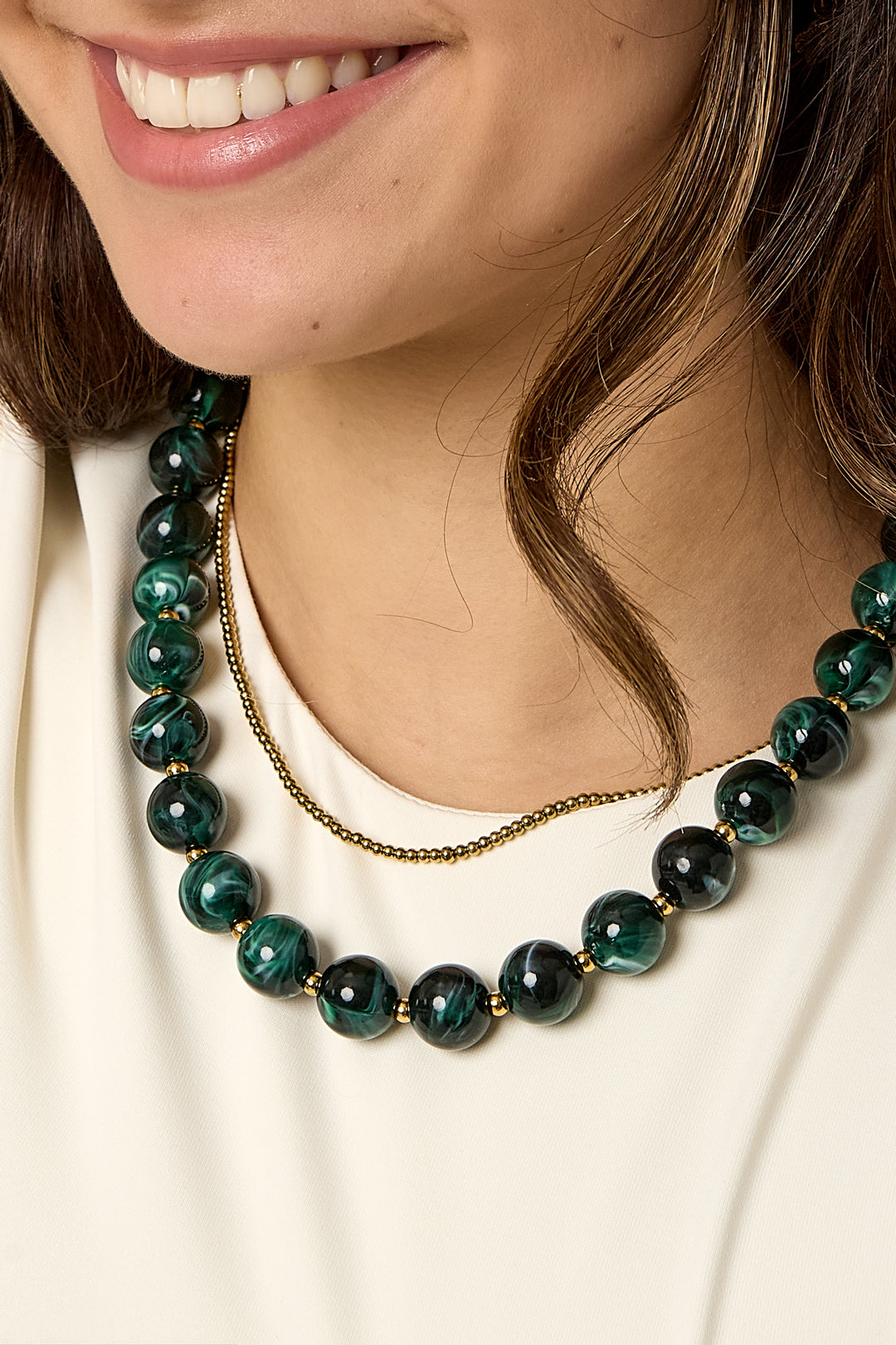 Acrylic Beaded Necklaces Beads Casual Daily Simple Series Women's jewelry