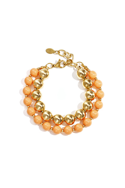 Gekoppelde kralen armbanden