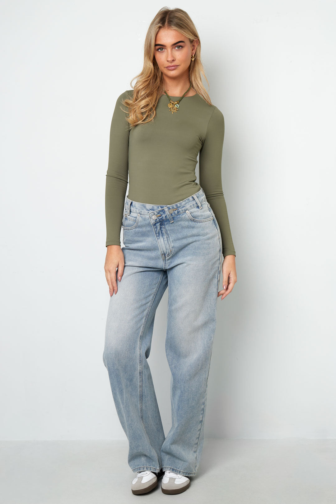 Knitted Nylon Shapewear Bodysuit Basic Solid Color