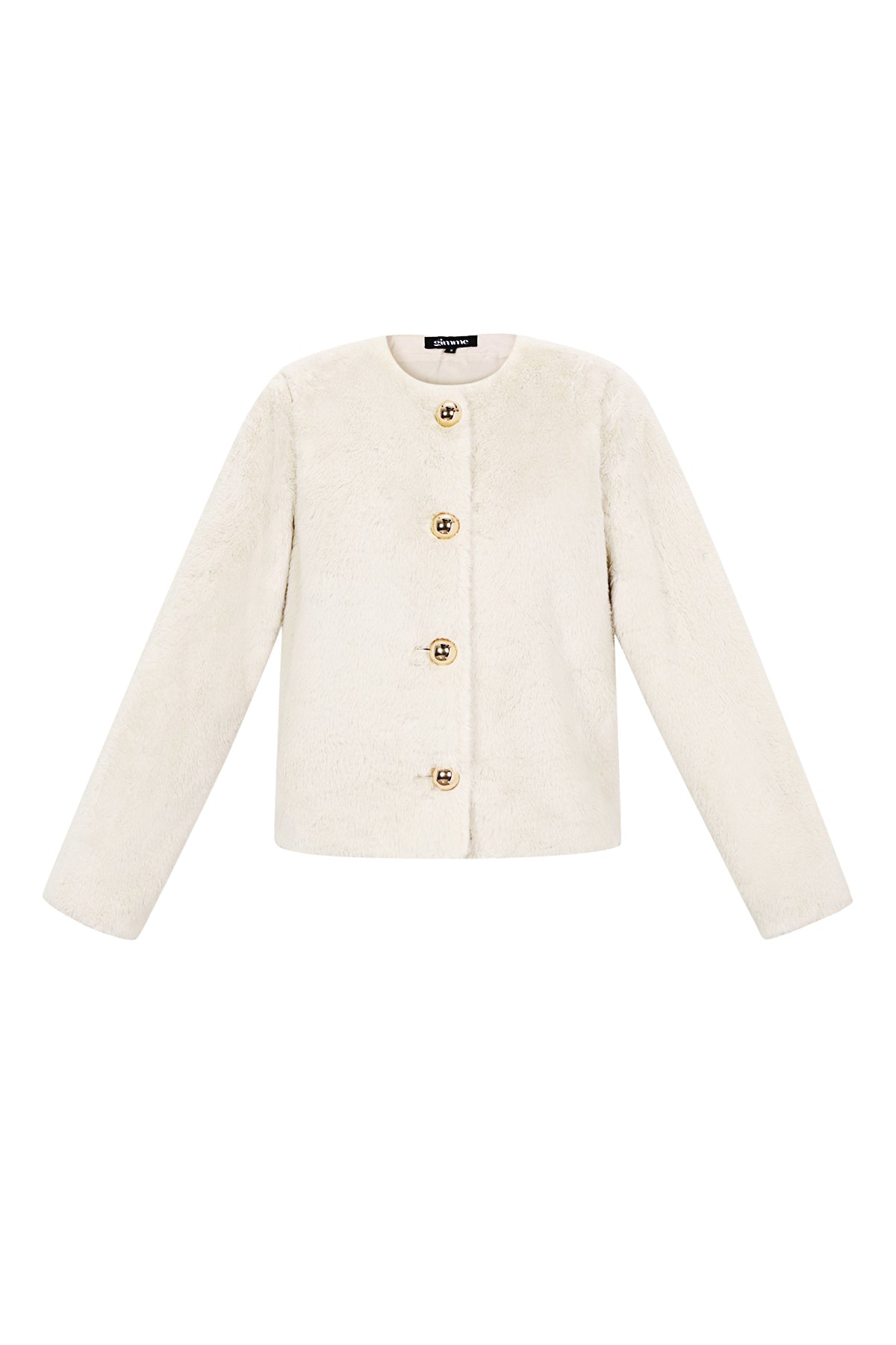 Woven Polyester Fiber Women's Jacket Elegant Solid Color Fall/Winter